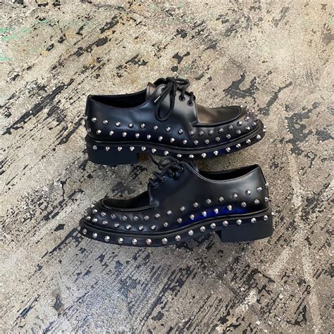 prada studded derby